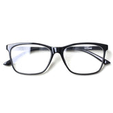 Reading Glasses for Men and Women with Classic Rectangular Lenses 246 Black